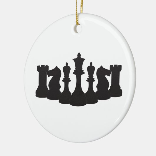 Gepersonaliseerd schaak Ornament (Links)