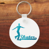 Gepersonaliseerd Schaats voor aangepaste afbeeldin Sleutelhanger (Voorkant)