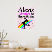  GEPERSONALISEERD SCHAATSEN POSTER (Keuken)