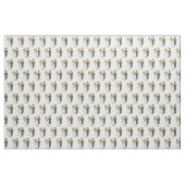 gepersonaliseerd schattig bruiloft bride & groom stof (Fat Quarter)