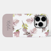 Gepersonaliseerd schattig manuscript pastelpatroon Case-Mate iPhone case (Achterkant (horizontaal))