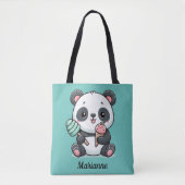 Gepersonaliseerd schattig panda tas (Voorkant)
