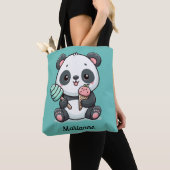 Gepersonaliseerd schattig panda tas (Dichtbij)