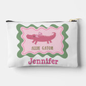 Gepersonaliseerd Schattige alligatorpotlood Etui (Achterkant)