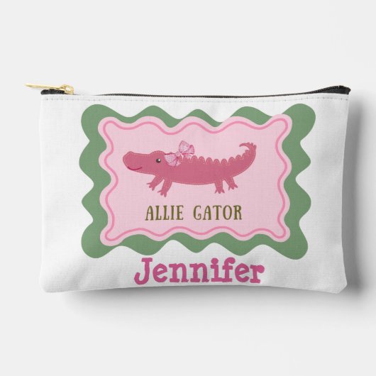 Gepersonaliseerd Schattige alligatorpotlood Etui (Voorkant)