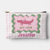 Gepersonaliseerd Schattige alligatorpotlood Etui (Voorkant)