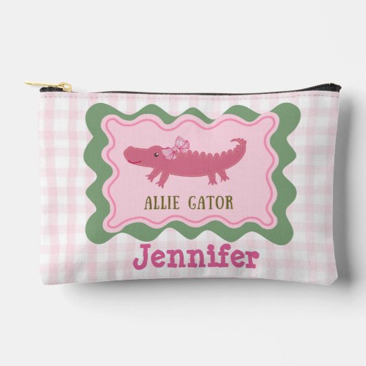 Gepersonaliseerd Schattige alligatorpotlood Etui (Voorkant)