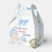 Gepersonaliseerd Schattige Baby shower Bedankdoosjes (Achterkant)