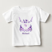 Gepersonaliseerd Schattige Baby shower Bloemenpatr (Voorkant)