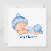 Gepersonaliseerd Schattige Baby shower Kaart (Achterkant)