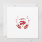 Gepersonaliseerd Schattige Baby shower Kaart (Achterkant)