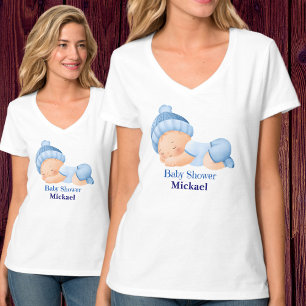 Gepersonaliseerd Schattige Baby shower T-shirt