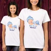 Gepersonaliseerd Schattige Baby shower T-shirt