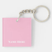 Gepersonaliseerd Schattige "Beste Mam Ooit" Wit Ha Sleutelhanger (Achterkant)