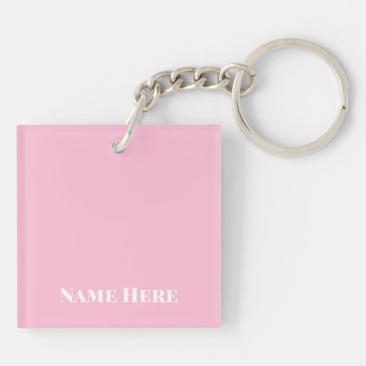 Gepersonaliseerd Schattige "Beste Mam Ooit" Wit Ha Sleutelhanger (Achterkant)