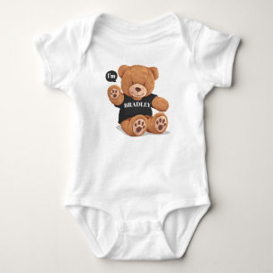 Gepersonaliseerd Schattige Boy Beer Romper