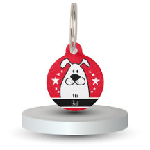 Gepersonaliseerd Schattige Dog Doodle Design met Q