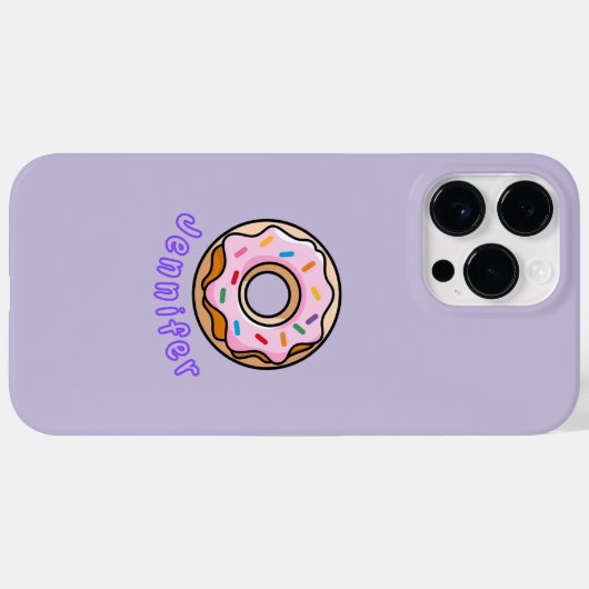 Gepersonaliseerd Schattige donut ontwerp Case-Mate iPhone Case (Achterkant (horizontaal))