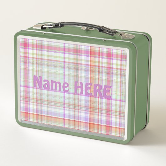 Gepersonaliseerd Schattige Elegant Paarse Groen Pl (Achterkant)