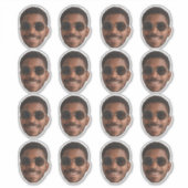 Gepersonaliseerd Schattige gezicht Sticker (Voorkant)