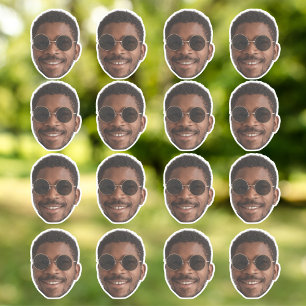 Gepersonaliseerd Schattige gezicht Sticker