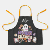 Gepersonaliseerd Schattige Ghost All-Over Print Sc Schort (Voorkant)