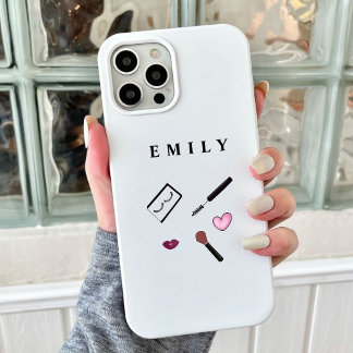 gepersonaliseerd, Schattige, make-up artist, meisj Case-Mate iPhone 14 Hoesje