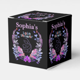 Gepersonaliseerd Schattige Monogram Baby shower Bedankdoosjes