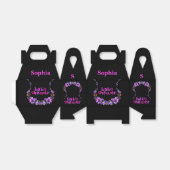 Gepersonaliseerd Schattige Monogram Baby shower Bedankdoosjes (Uitgevouwen)