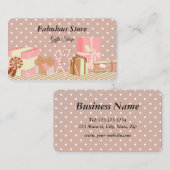 Gepersonaliseerd Schattige romantisch cadeauwinkel Visitekaartje (Voorkant / Achterkant)