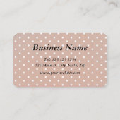 Gepersonaliseerd Schattige romantisch cadeauwinkel Visitekaartje (Achterkant)