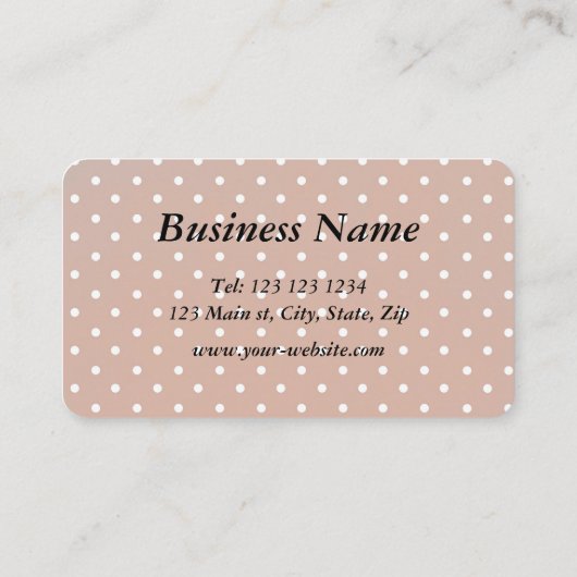 Gepersonaliseerd Schattige romantisch cadeauwinkel Visitekaartje (Achterkant)