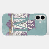 Gepersonaliseerd Schattige uilenmonogram Case-Mate iPhone Case (Achterkant (horizontaal))
