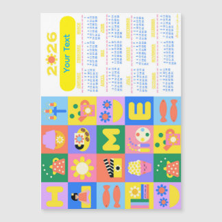 Gepersonaliseerd Schattigee en Happy Home Calender