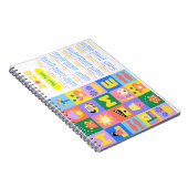 Gepersonaliseerd Schattigee en Happy Home Calender Notitieboek (Rechterzijde)