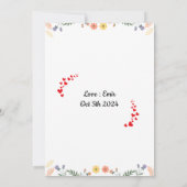 Gepersonaliseerd Schattigee Teacher's Thank You Ca Kaart (Achterkant)