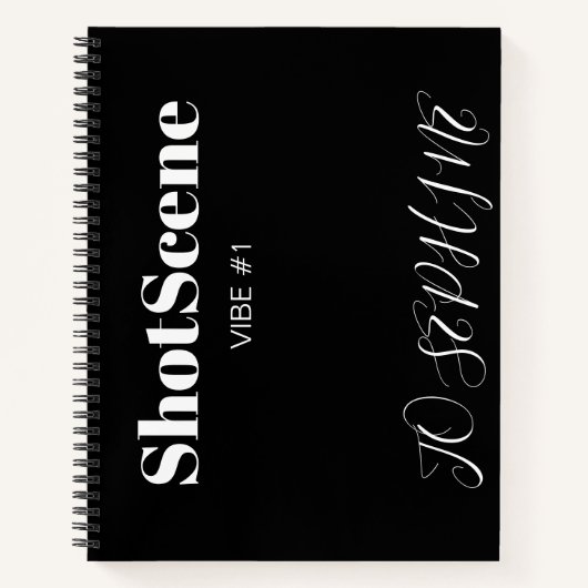 Gepersonaliseerd schetsboek Notitieboek (Voorkant)