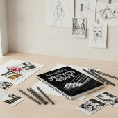 Gepersonaliseerd schetsboek notitieboek