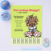 Gepersonaliseerd scheurblad voor gezelschapsdieren flyer (Enkel)