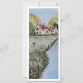 Gepersonaliseerd Schilderachtig Platteland Reus Bl (Achterkant)