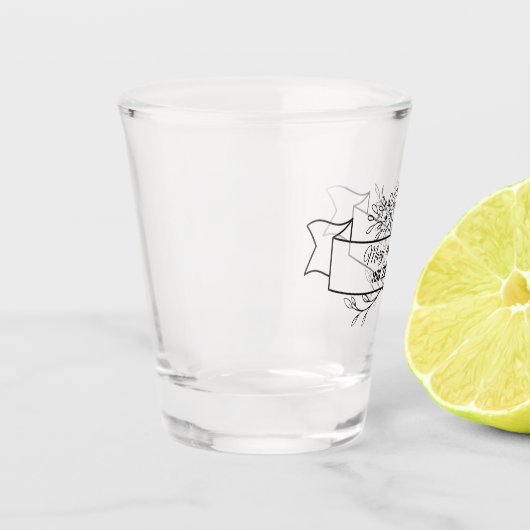 Gepersonaliseerd schitterend glas (Links)