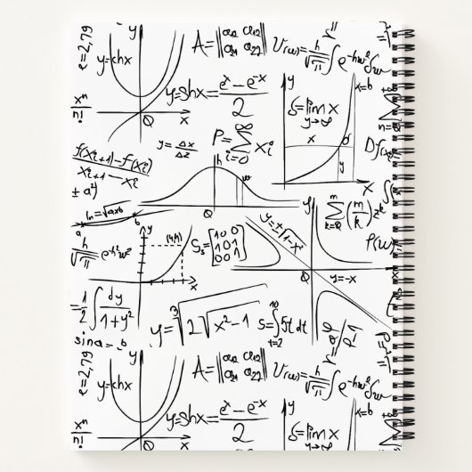 Gepersonaliseerd School Notitieboek voor Wiskunde  (Achterkant)