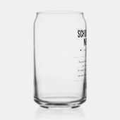 Gepersonaliseerd schoolbestuurslid Grappig Blikvorm Glas (Rechts)