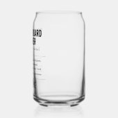 Gepersonaliseerd schoolbestuurslid Grappig Blikvorm Glas (Links)