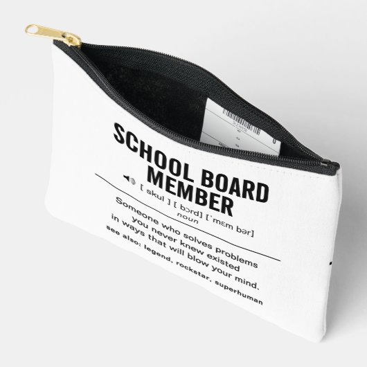 Gepersonaliseerd schoolbestuurslid Grappig Etui (Open)