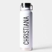 Gepersonaliseerd schoolbestuurslid waterfles (Achterkant)