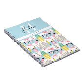 Gepersonaliseerd schoolmeisje met een fantastische notitieboek (Rechterzijde)