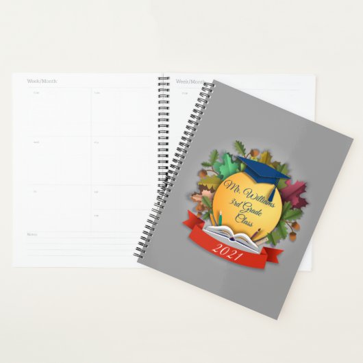 Gepersonaliseerd schoolplanner planner (Display)