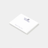 Gepersonaliseerd schoolpsychologische post post-it® notes (Schuin)