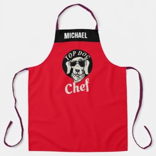 Gepersonaliseerd Schort, Funny Kitchen BBQ Chef Schort